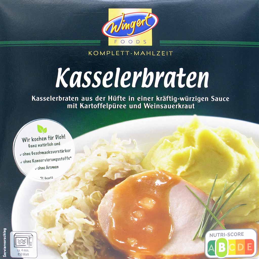 Wingert Fertiggericht Kasselerbraten 460g MHD:8.1.26