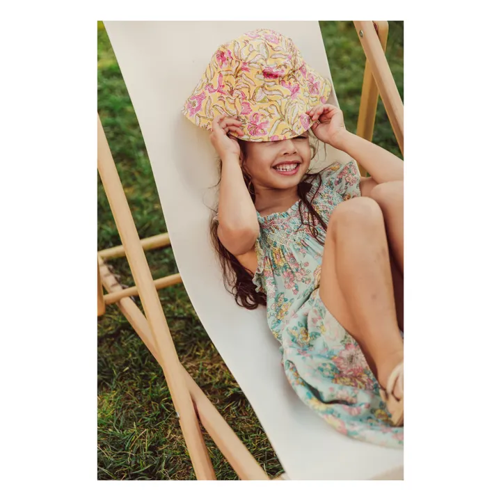 Louise Misha Chapeau Coton Bio Lajik | Jaune