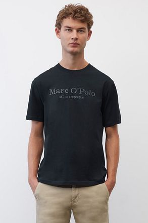 Marc O'Polo T-Shirt Logo Donkerblauw B21201251052-898 kopen