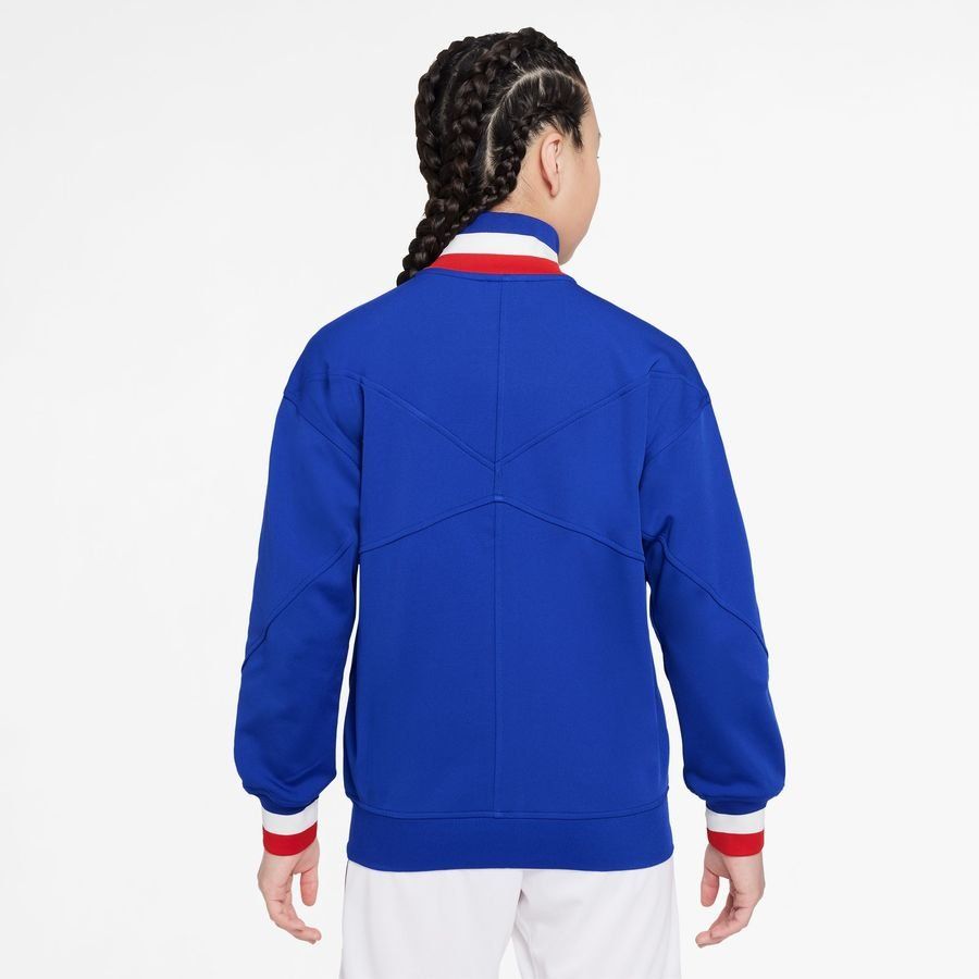 France Veste d'Entraînement Dri-FIT Strike Anthem - Bleu/Blanc Enfant