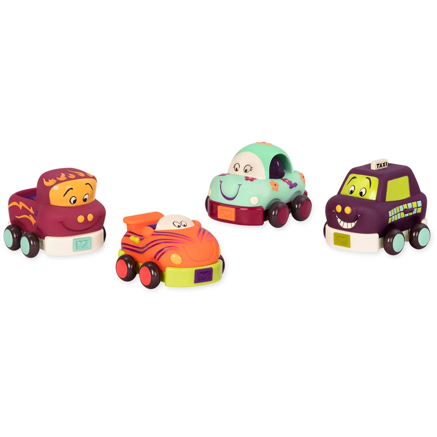B.TOYS B. Wheeee-ls Aufziehbare Fahrzeuge Mehrfarbig
