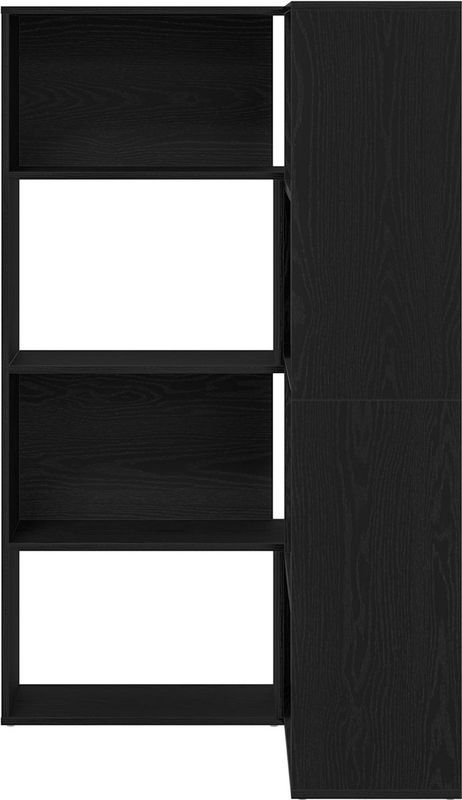 vidaXL - Hoekkast - Zwart - Bewerkt Hout