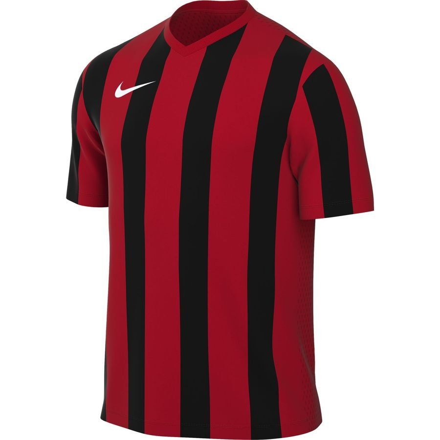 Nike Maillot Dri-FIT Striped Division V - Rouge/Noir/Blanc