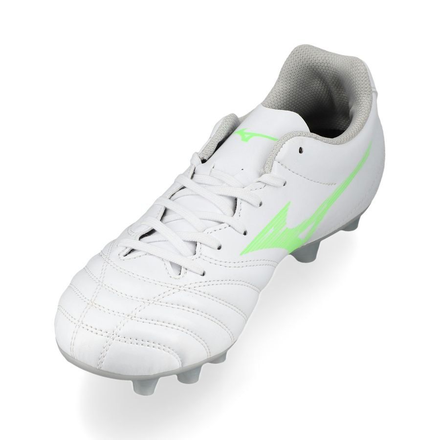Mizuno Monarcida Neo lll Select FG/AG Frontier - Blanc/Vert Néon Enfant