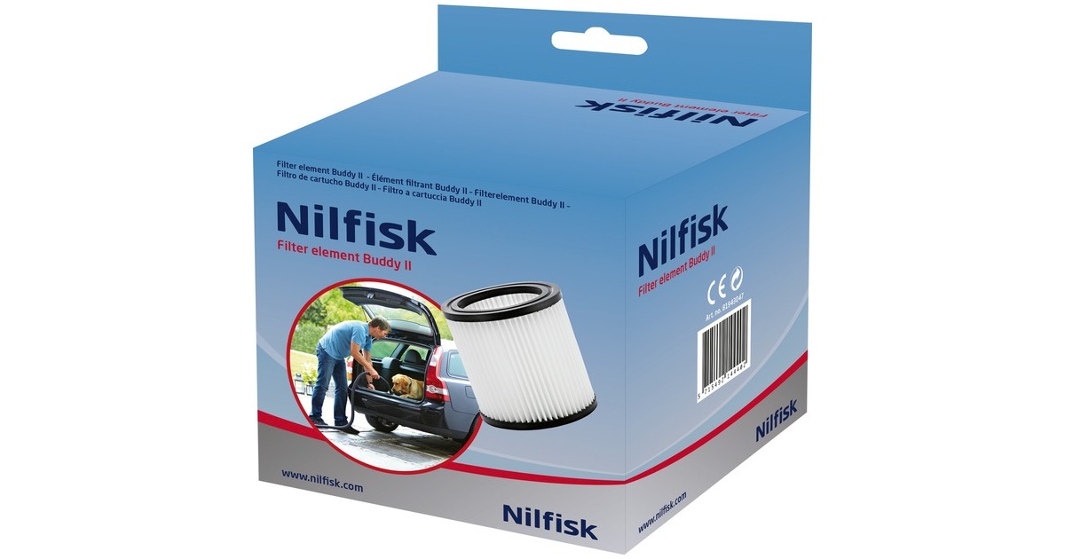 NilfiskNat droog filter Buddy II