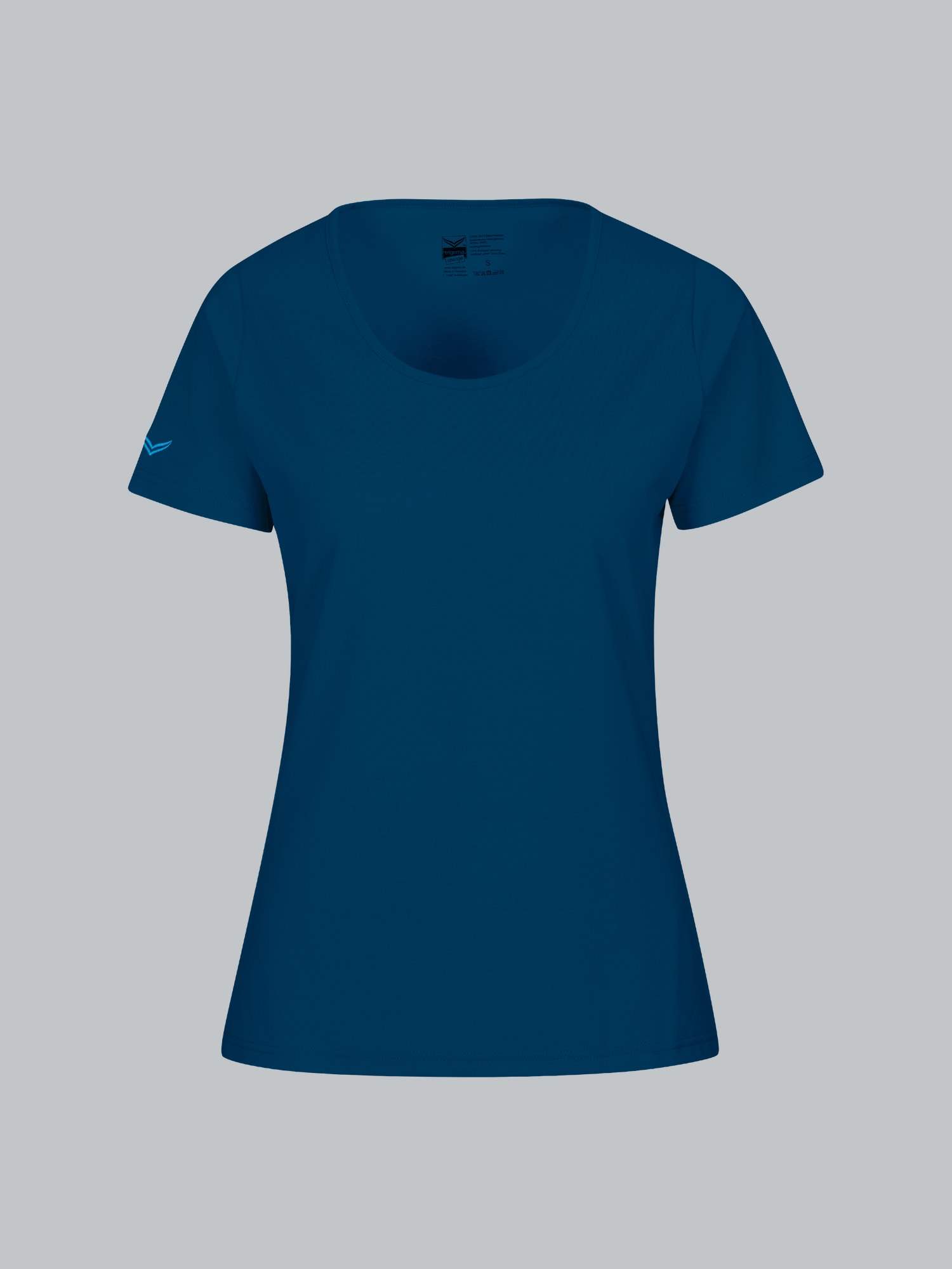 T-Shirt aus Biobaumwolle Saphir-C2C