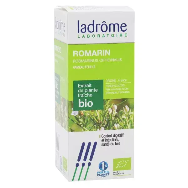 Extrato de Alecrim Orgânico Ladrome Fresh Plant Extracts 50ml