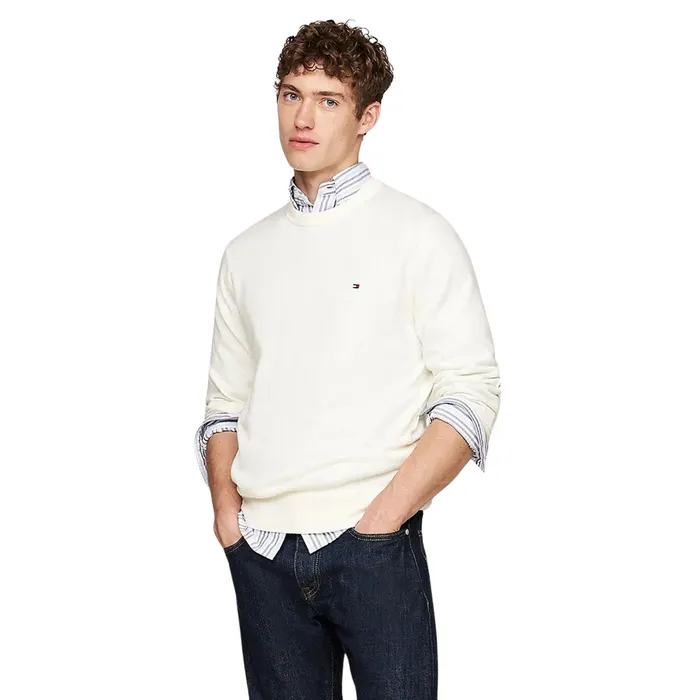Tommy Hilfiger Pima Cotton Cashmere Sweater Heren