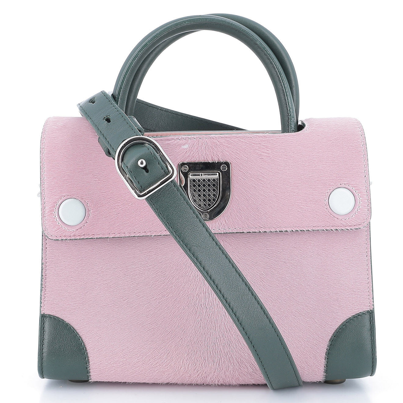 Dior Sac bandoulière Diorama en Cuir rose/bleu Etat: Très bon état - Longueur 20.5 cm