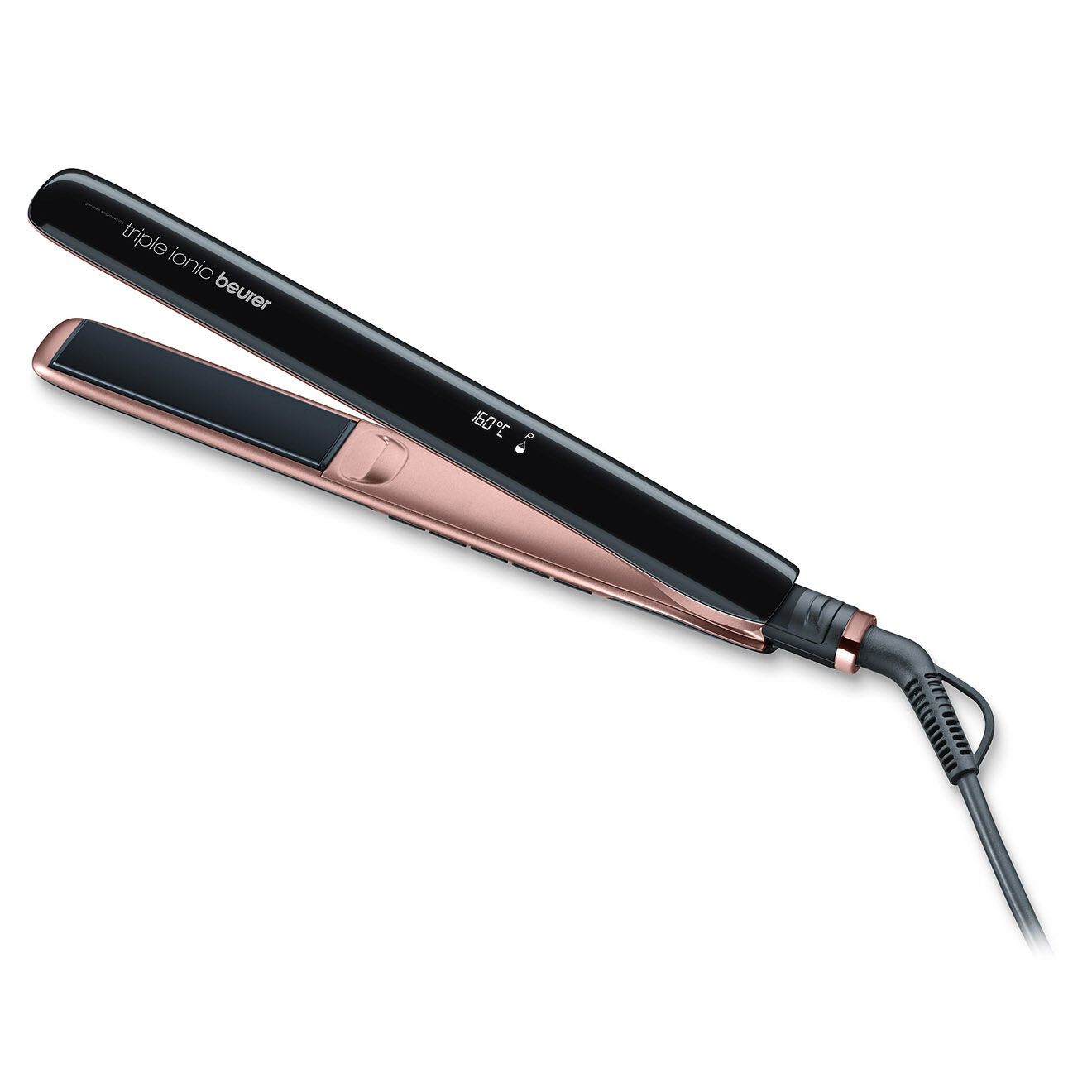Beurer Fer à lisser triple ionique noir/doré rose - 220°C