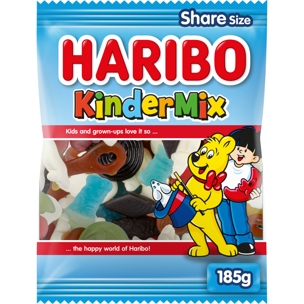 4x Haribo Kindermix 185 gr