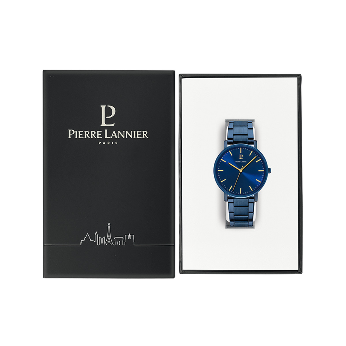 Montre PIERRE LANNIER Essential homme bracelet acier bleu