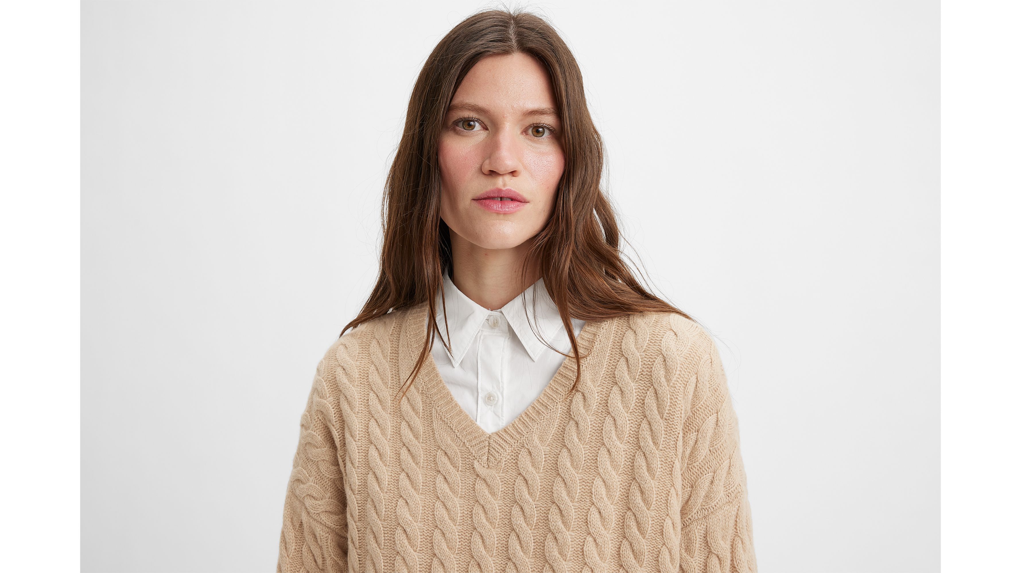 Pull-over Rae - Macadamia - Cream
