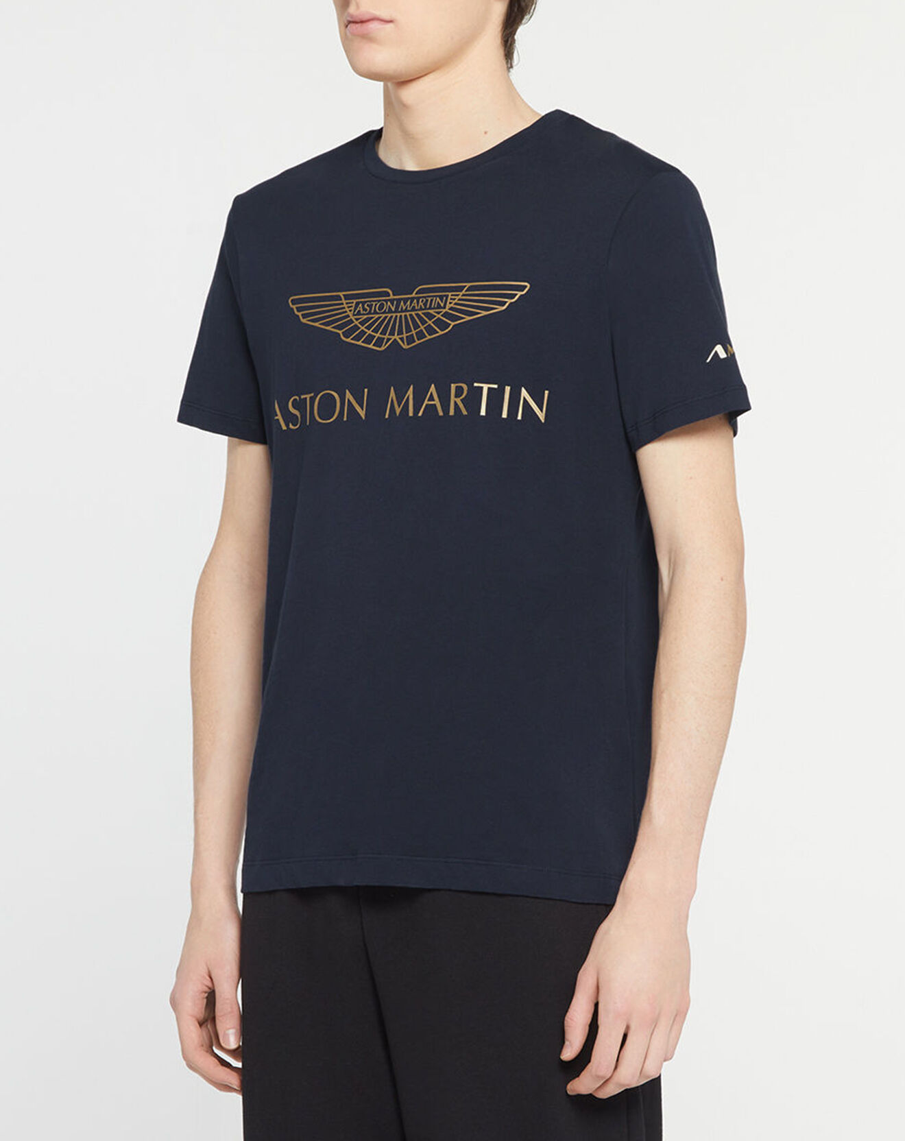 Hackett London T-Shirt Logo Aston Martin Racing bleu marine