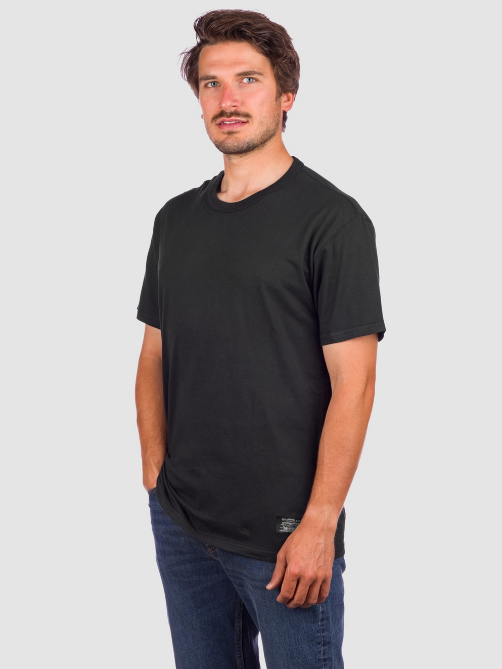 Levi's Skate 2 Pack T-Shirt jet black/white