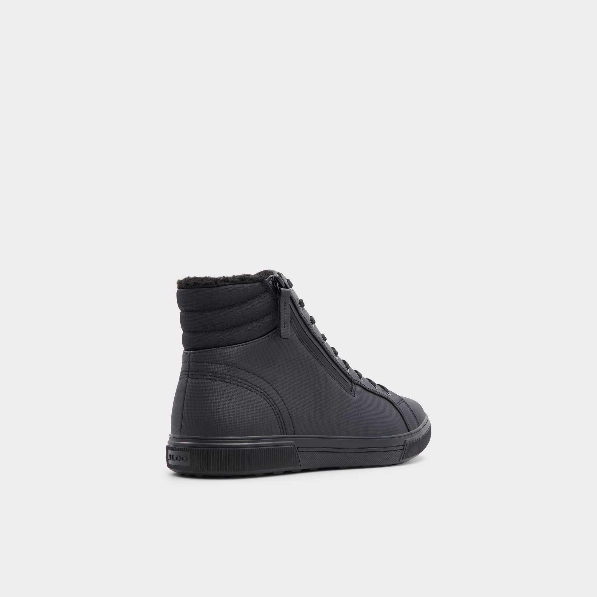 Preralith Black Synthetic Rubber Men Lace-up boots