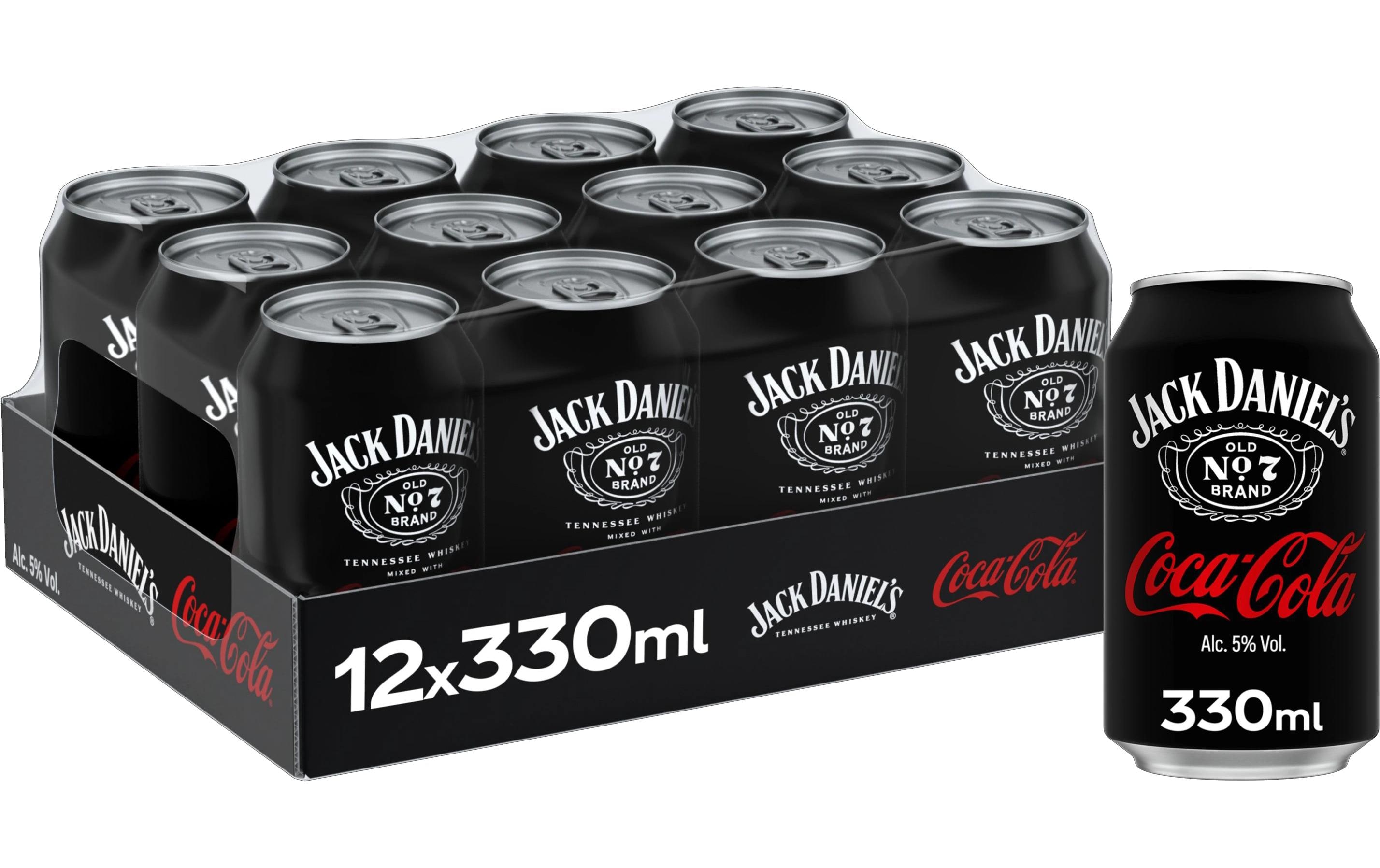 Jack & Coke 12 x 0.33 lAlkoholhaltiges Mischgetränk mit Jack Daniel's Tennessee Whiskey