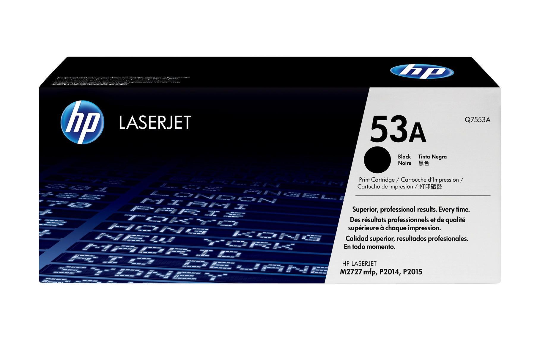 Toner Nr. 53A (Q7553A) Black<br>Tonerkartusche
