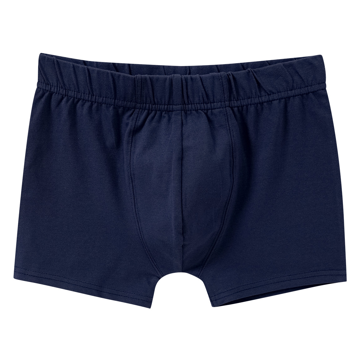Famy 5 Jungen Boxer mit Bio Baumwolle dunkelblau / hellgrau / weiss