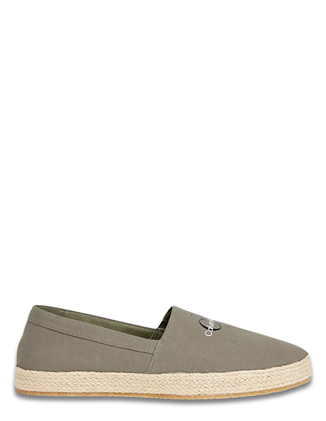 calvin klein Espadrille homme Slipon ML Olive Toile