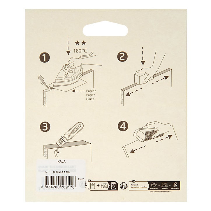 Chant mélaminé thermocollant Nordlinger Pro Kala 19 mm x 5 m