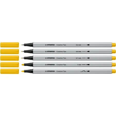 Multi-Liner-Set - STABILO Creative Tips - ARTY - 50er Metalletui - URBAN - in 10 verschiedenen Farben