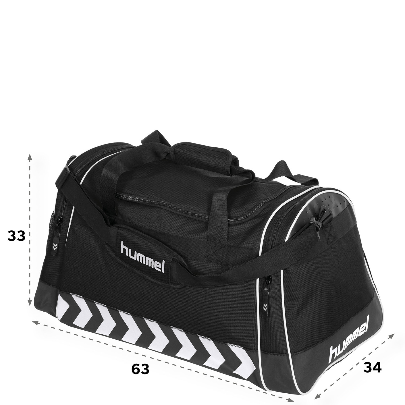 Hummel Luton Sporttas Zwart