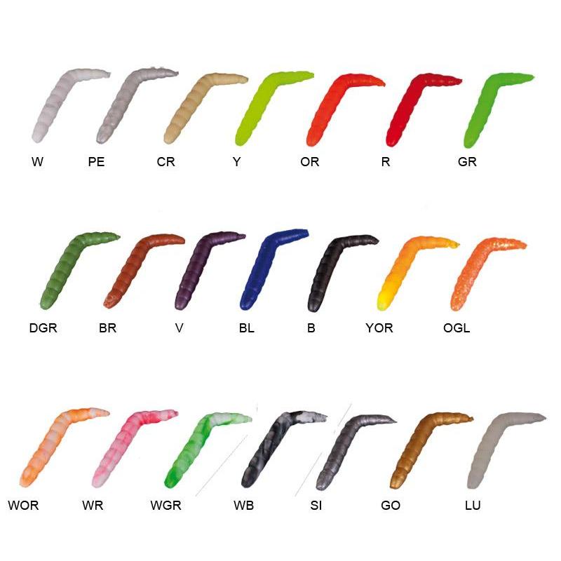 Leurre Souple Truite Iron Claw Trout Baco - Par 6