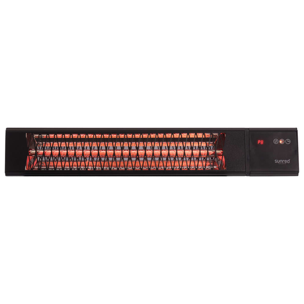Chauffage mural de patio royal diamond smart dark 2500w carbone