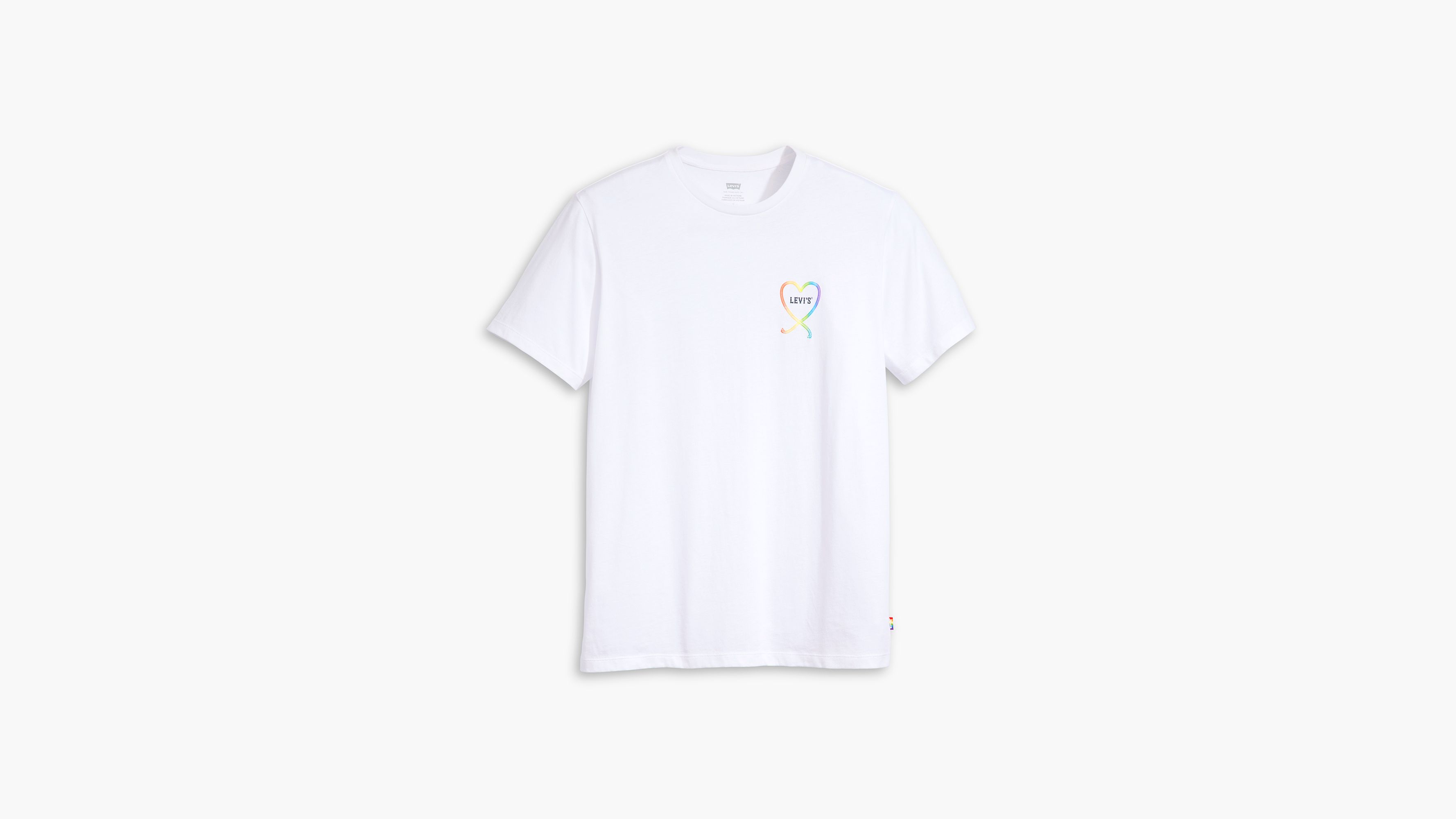 Levi's® Pride T-shirt Community - Pride Bright White - Blanc