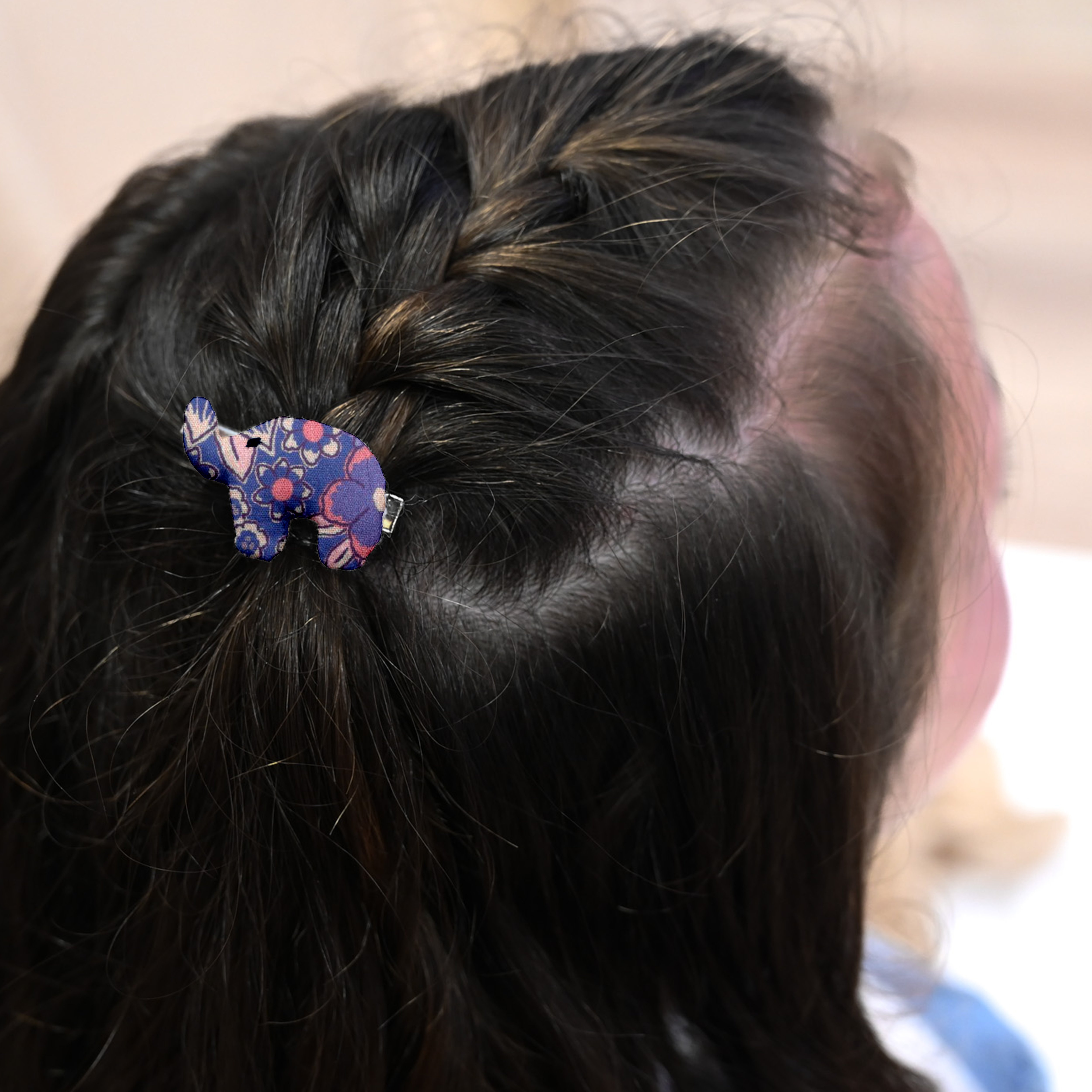 Barrette Eléphanteau Lavandula