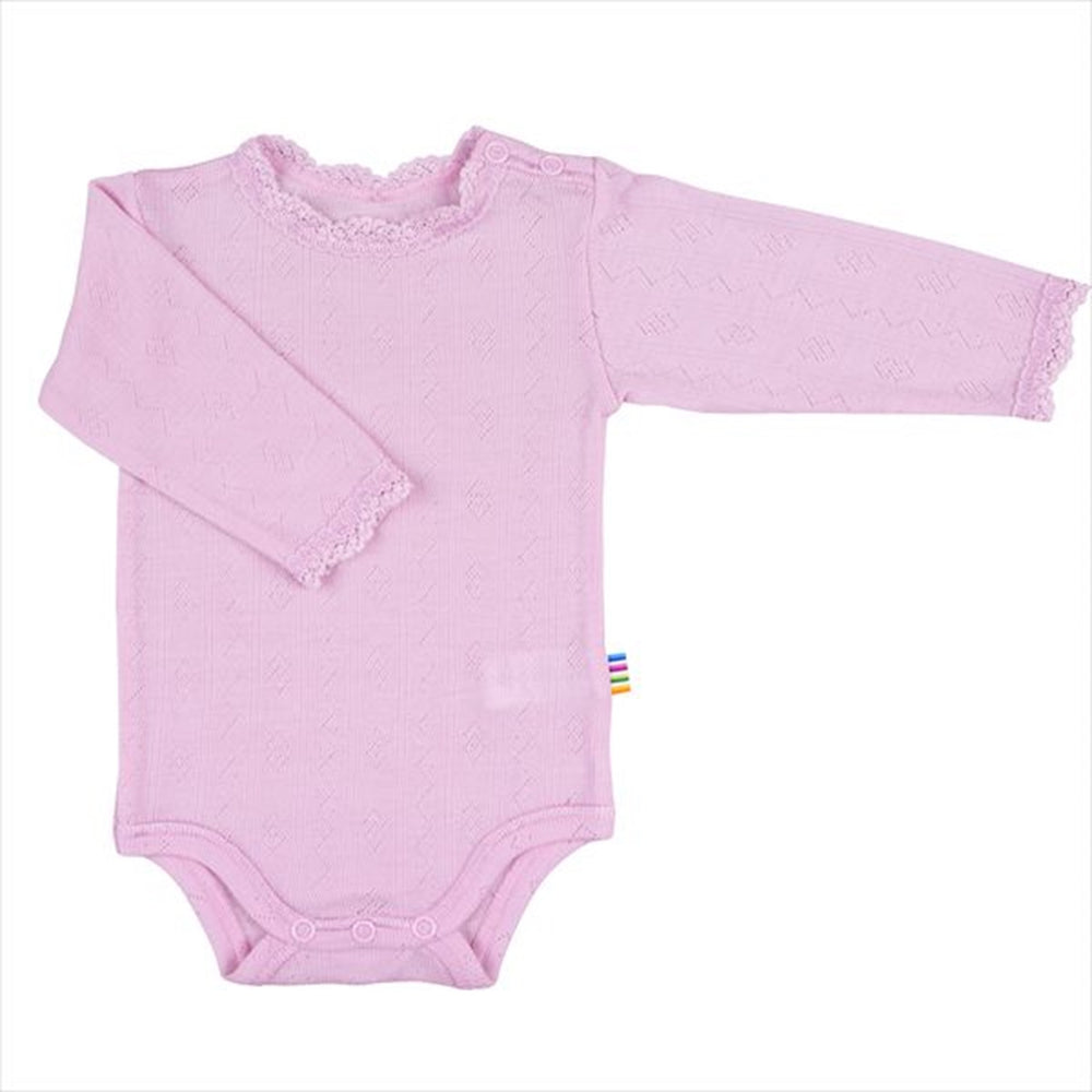 Uld/Silke Rosa Body - Joha → Luksusbaby.dk