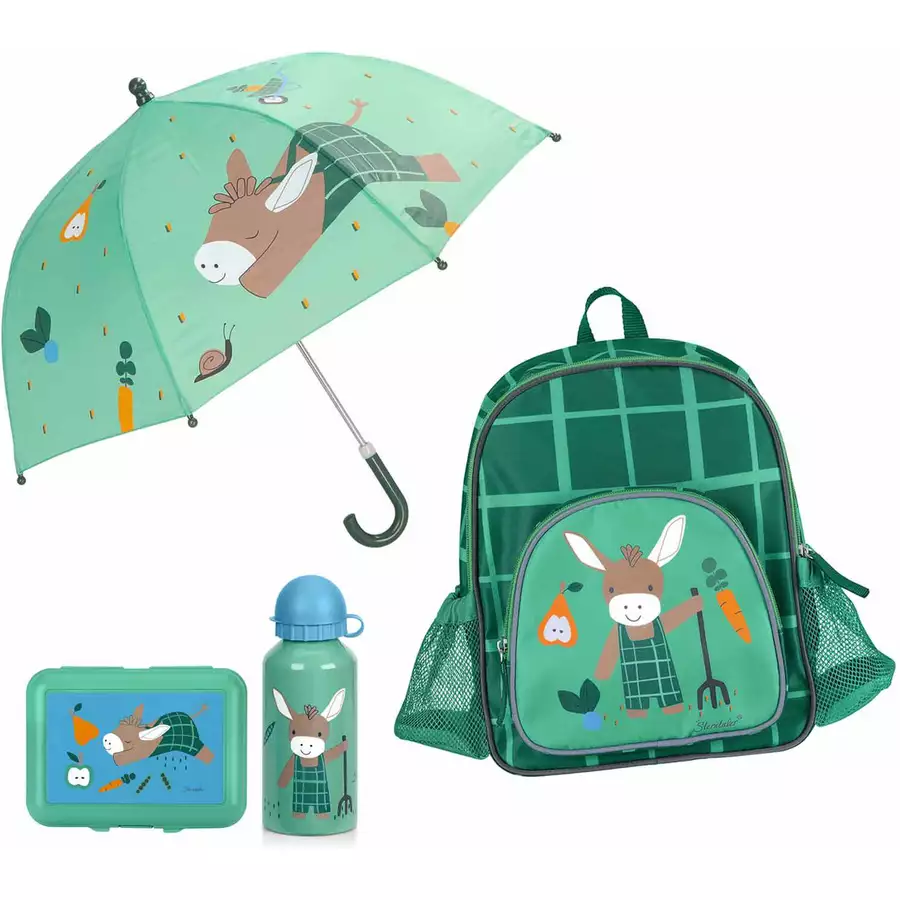 Sterntaler Kinder Rucksackset 4er Set grün