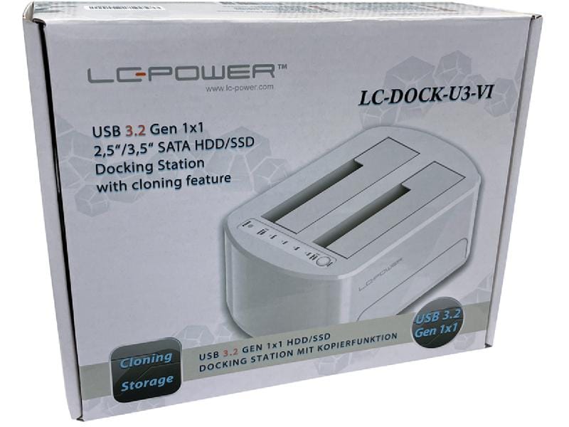 LC-Power Dockingsstation LC-DOCK-U3-VI Docking Station