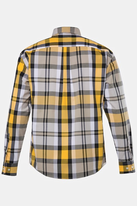 Karohemd, Langarm, Buttondown-Kragen, Modern Fit, bis 8 XL