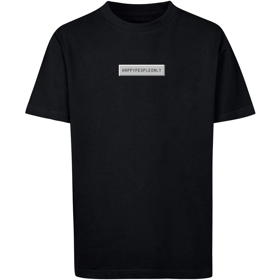 F4NT4STIC T-Shirt SIlvester Party Happy People Only schwarz