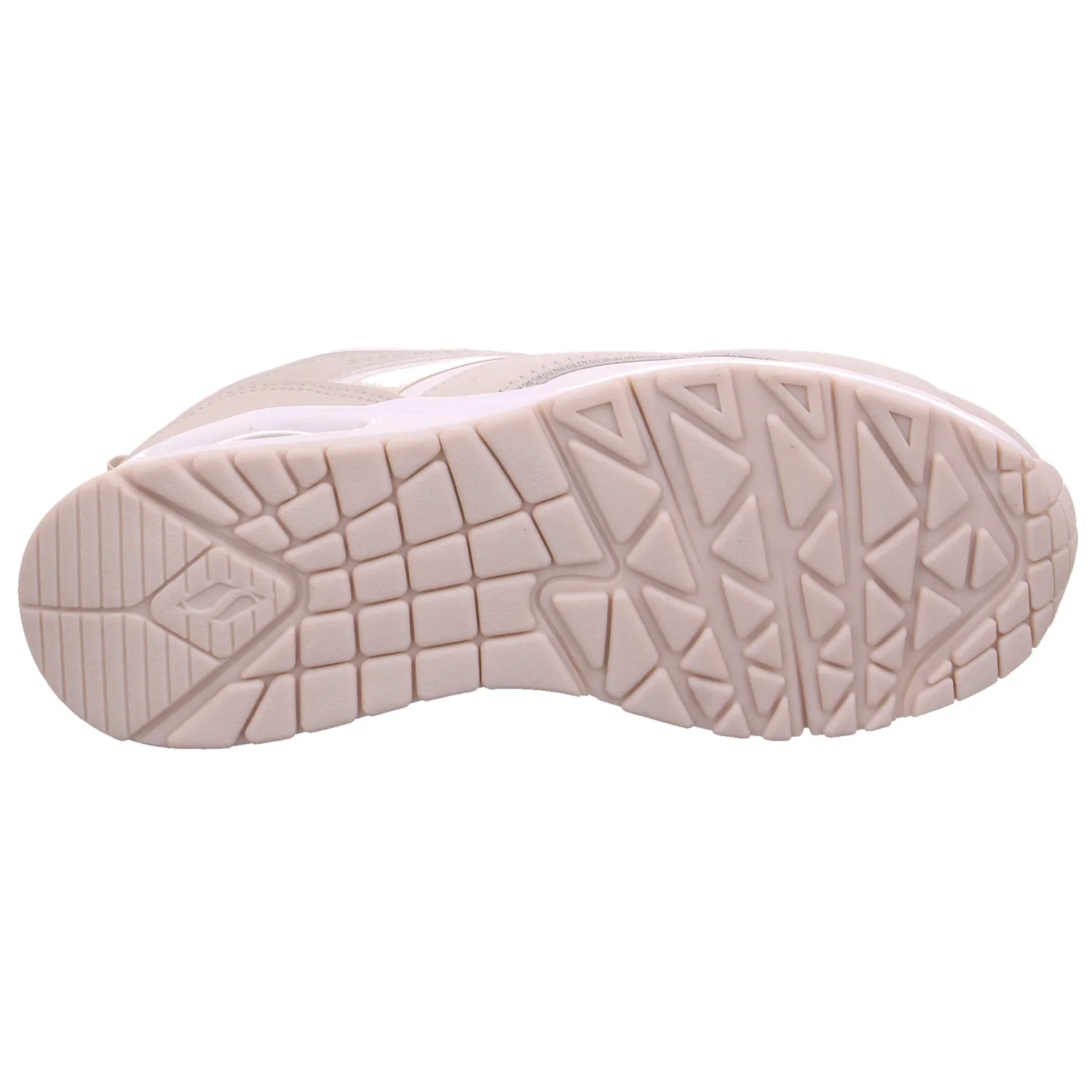 SKECHERS Mädchen-Halbschuh Binder Offwhite Lederimitat  Sneaker