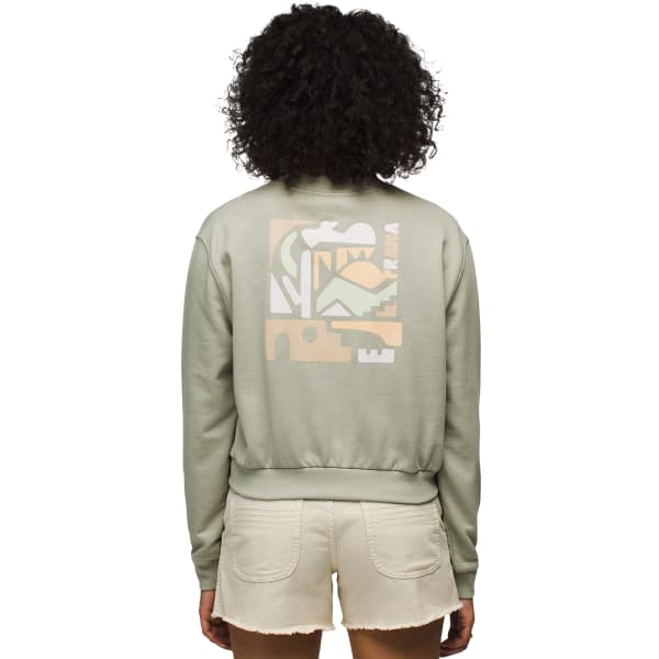 Sweatshirt PRANA ORGANIC GRAPHIC CREW NECK W JUNIPER GREEN DESERT