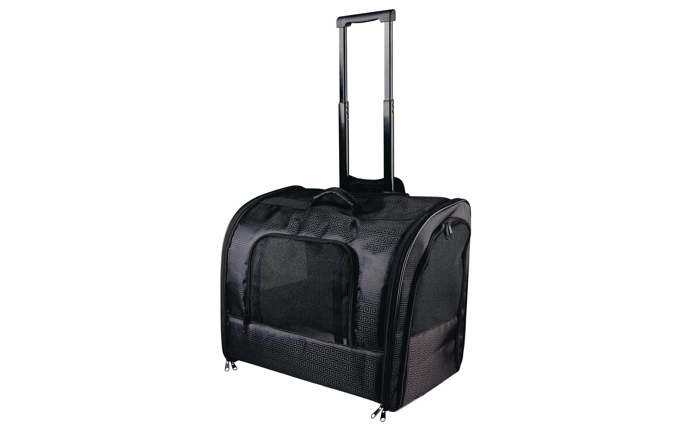 Tiertransport-Tasche Trolley EleganceTrolley, Schwarz