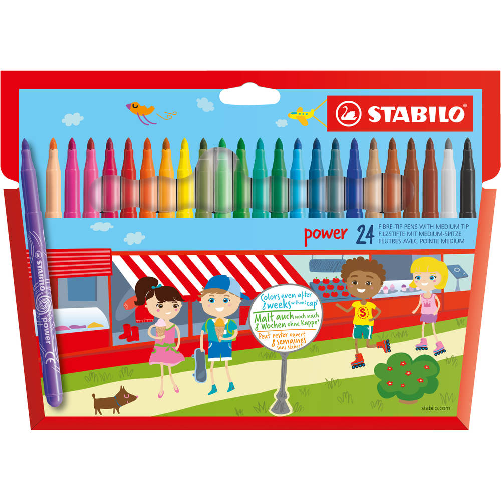 STABILO Power viltstiften - 24 stuks