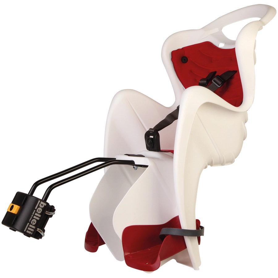 BELLELLI Kindersitz Fahrrad Mr Fox B-fix Frame mount White  Red