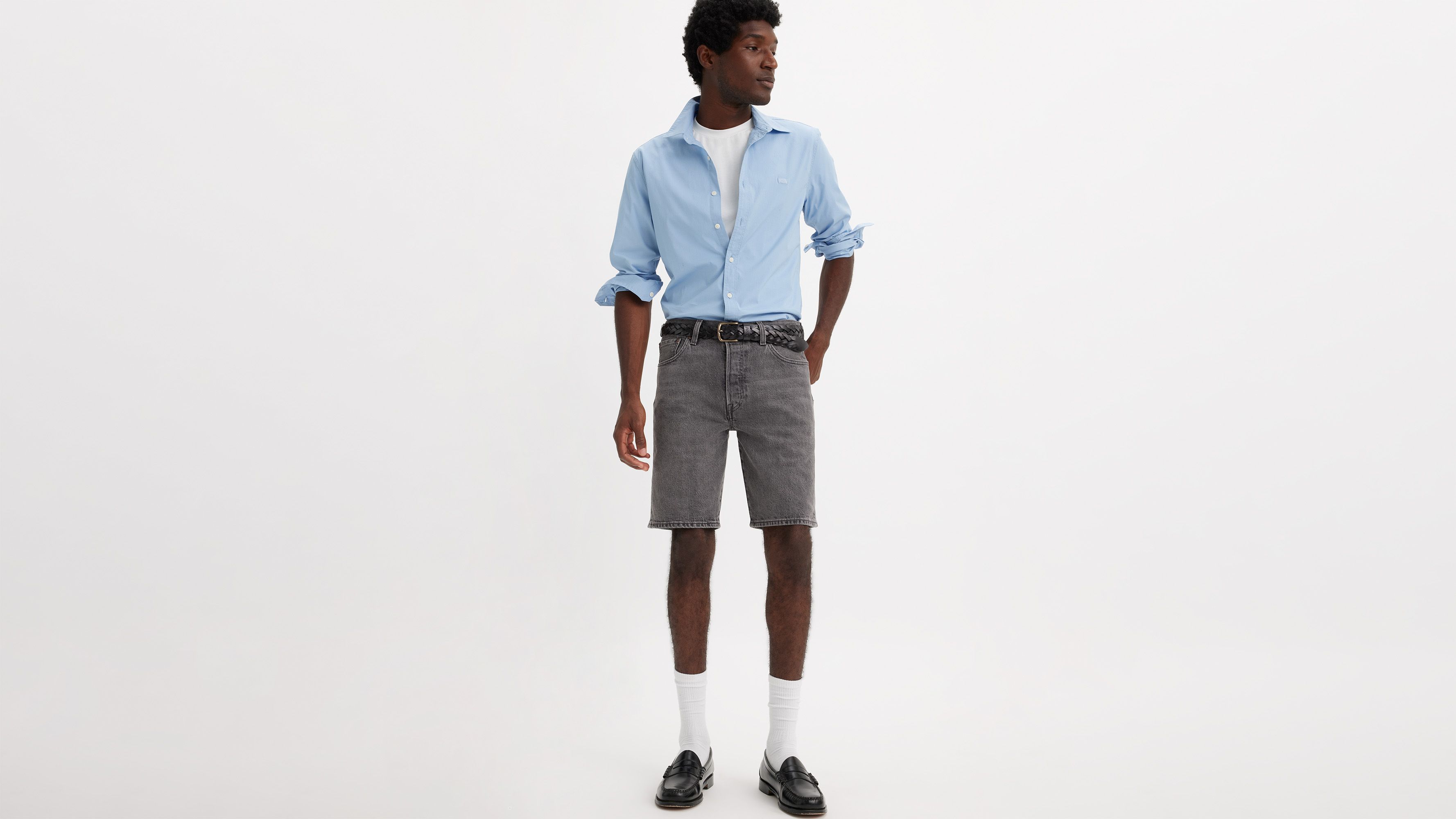 Levi's® short 501® Original - Lets Go To The Moon Short - Gris