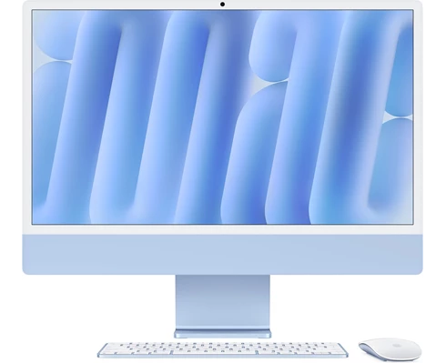Apple 24-inch iMac - Retina 4,5K display, M4 chip 8-core CPU   8-core GPU, 16GB RAM, 256GB SSD - Blue
