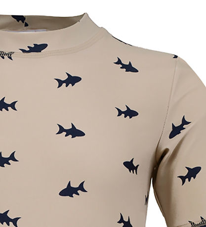 Petit Crabe Badeshirt - Milou - UV50+ - Sand Fish