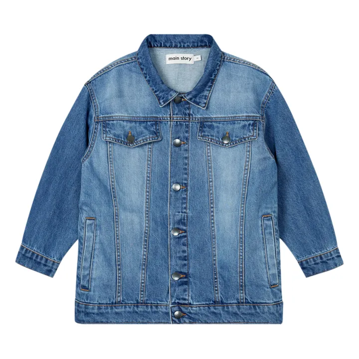 Main Story Veste Denim Coton Bio | Bleu délavé