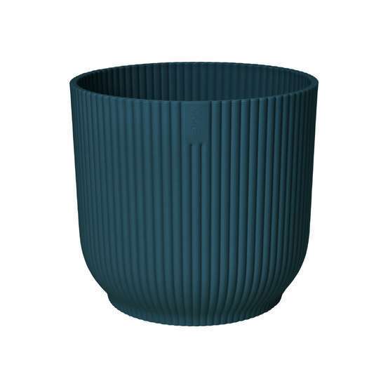 Cache Pot Vibes Fold Rond Ø22cm Bleu