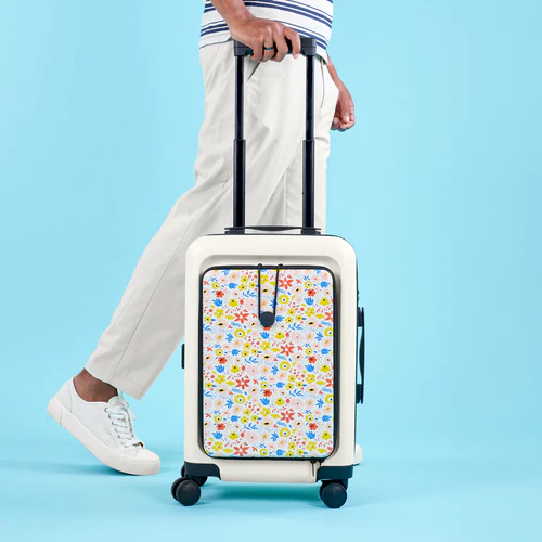 Valise rigide 4 roues JFK Pochette AMS beige