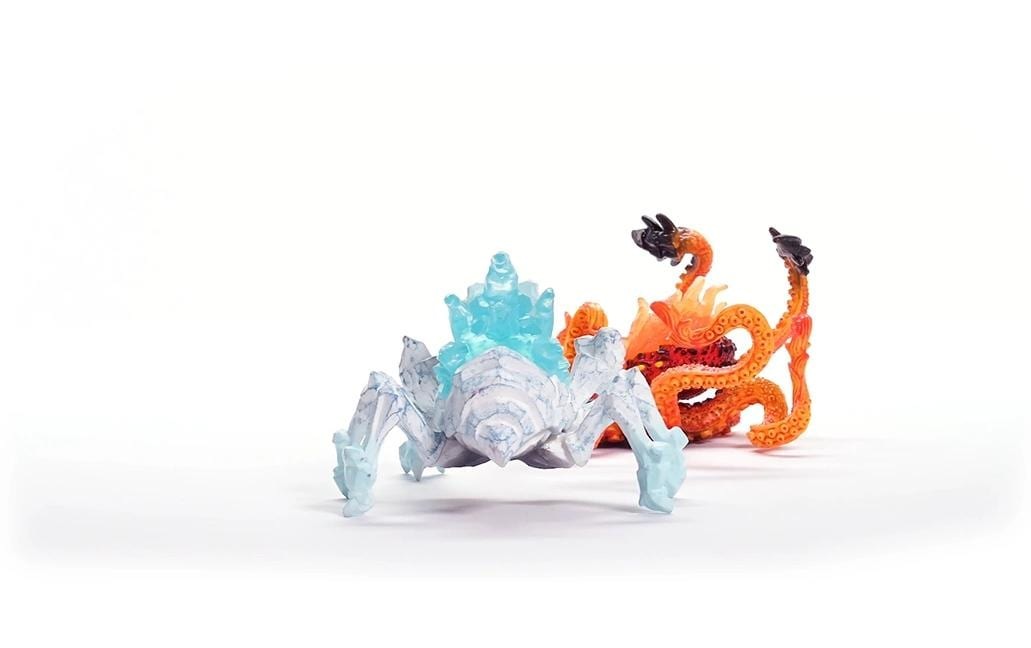 Schleich® Spielfigur »Eiskäfer vs. Feuerkrake«
