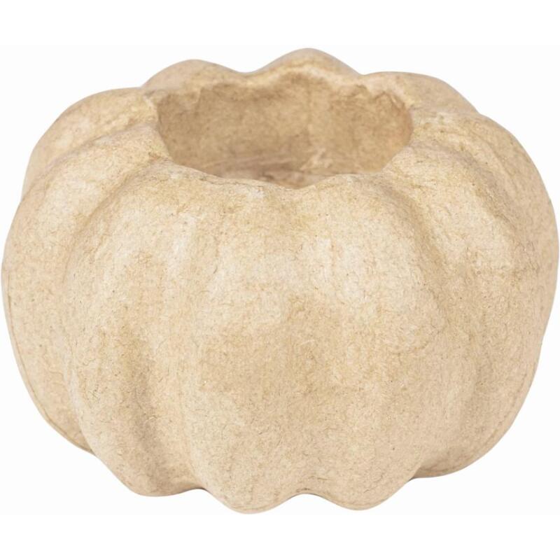 Bougeoir citrouille - Kraft