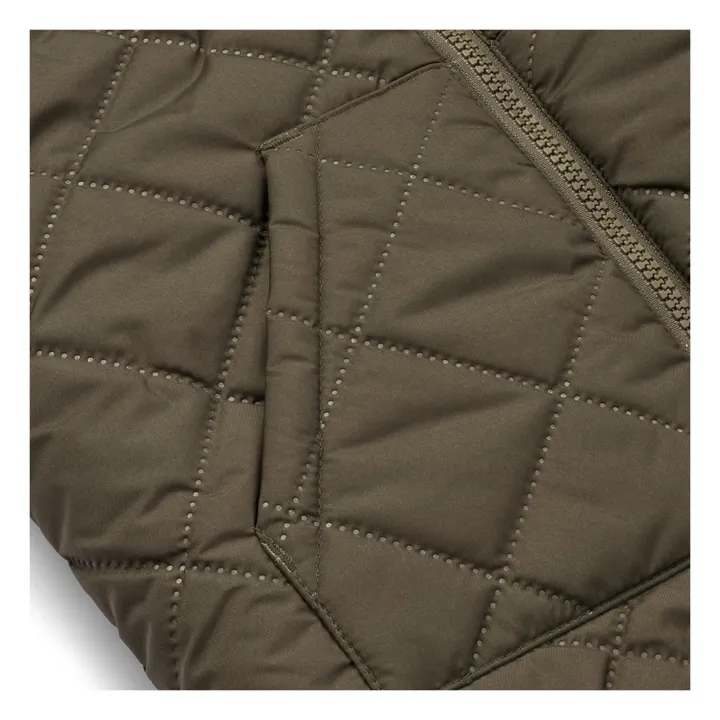 Liewood Veste Sans Manches Réversible Matières Recyclées Diana | Vert kaki